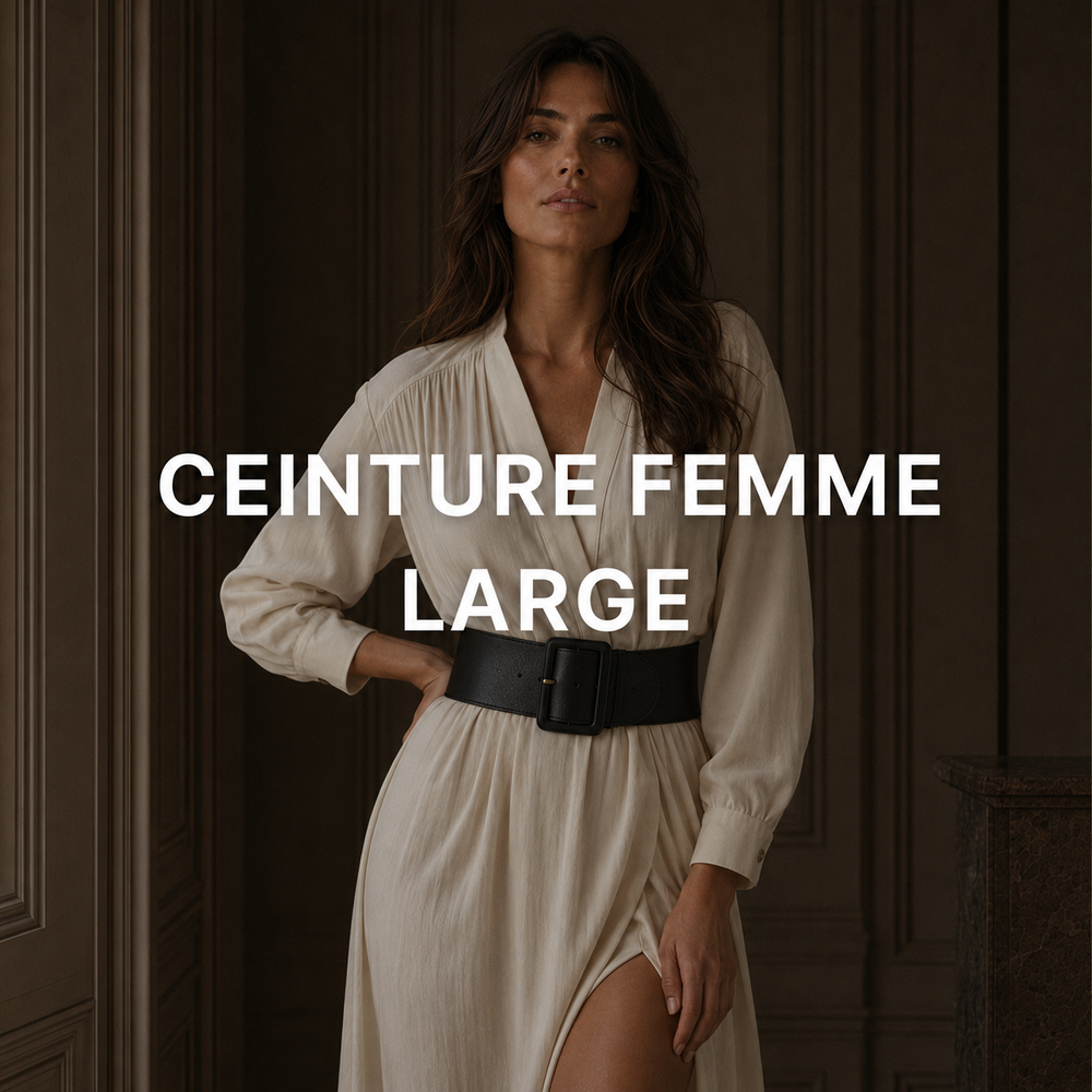 Ceinture large femme