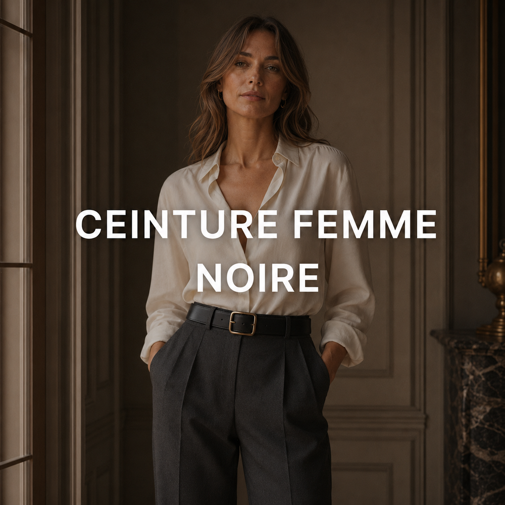 Ceinture noire femme