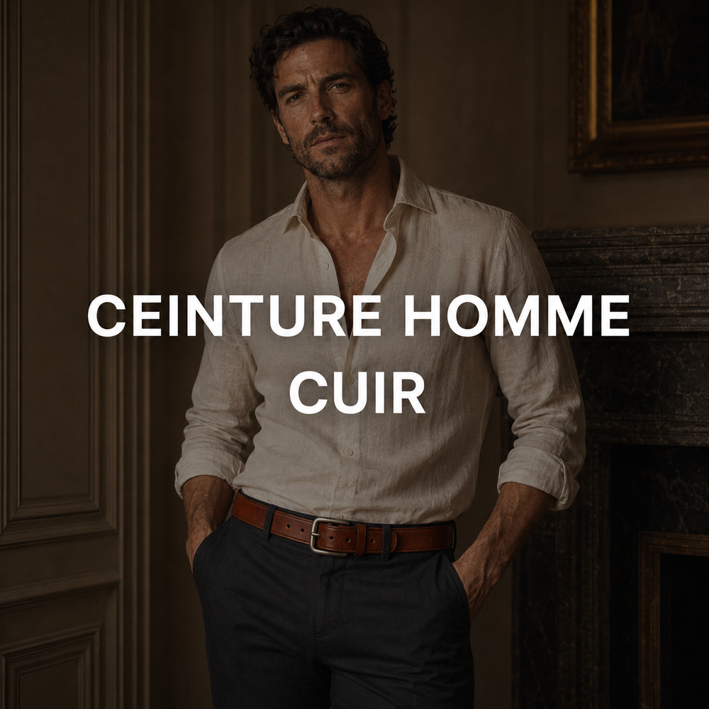 Ceinture cuir homme