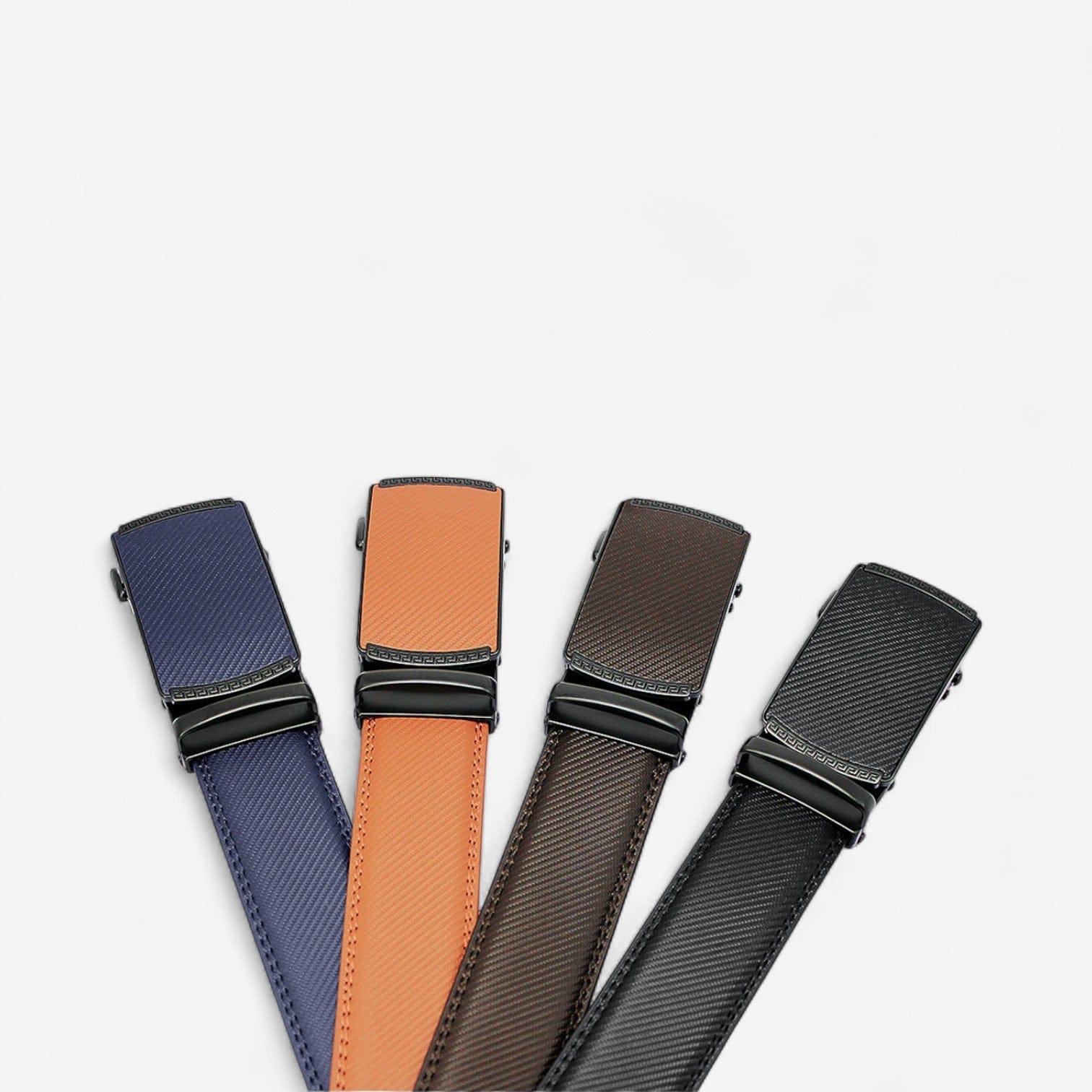 Ceinture automatique pour homme aspect grainé et ajustement millimétrique