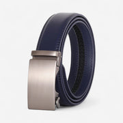 Ceinture automatique pour homme en cuir lisse style chic et élégant