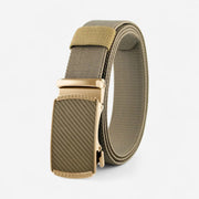 Ceinture automatique pour homme en toile avec finition carbone