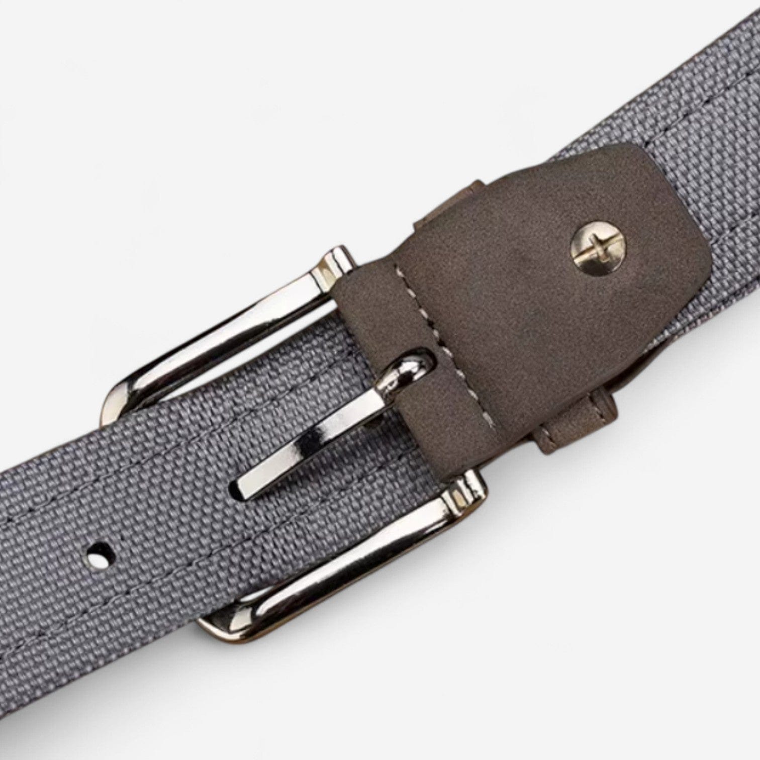 Ceinture cuir suédé pour homme avec design minimaliste