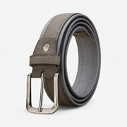 Ceinture cuir suédé pour homme avec design minimaliste