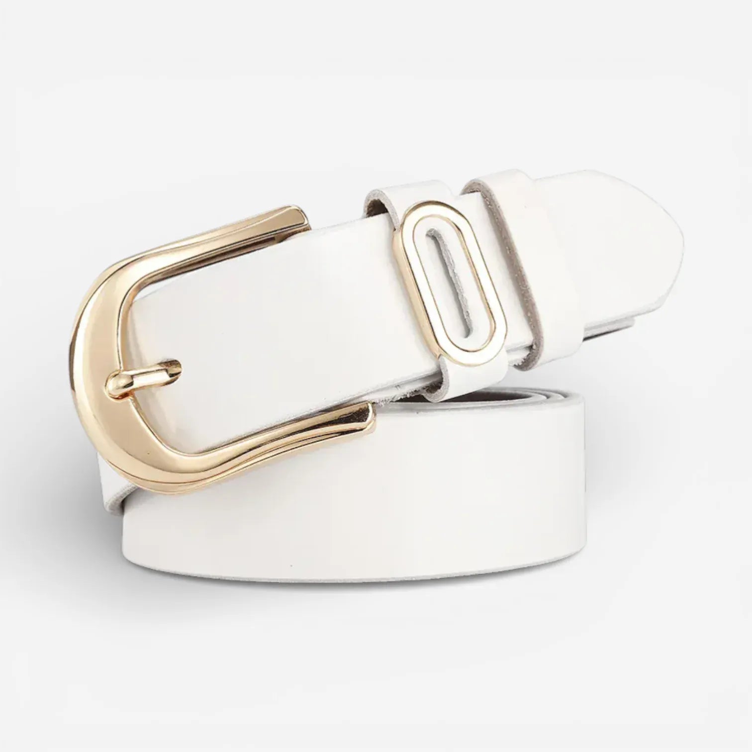 Ceinture pour femme en cuir au style sobre et contemporain