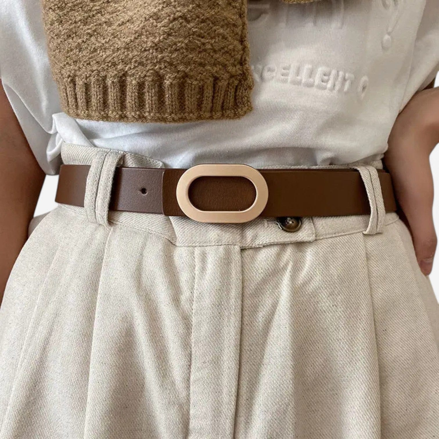 Ceinture pour femme en cuir