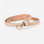 Ceinture fine en cuir femme pour robes et jupes