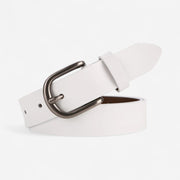 Ceinture pour femme en cuir style classique pour jean ou jupe
