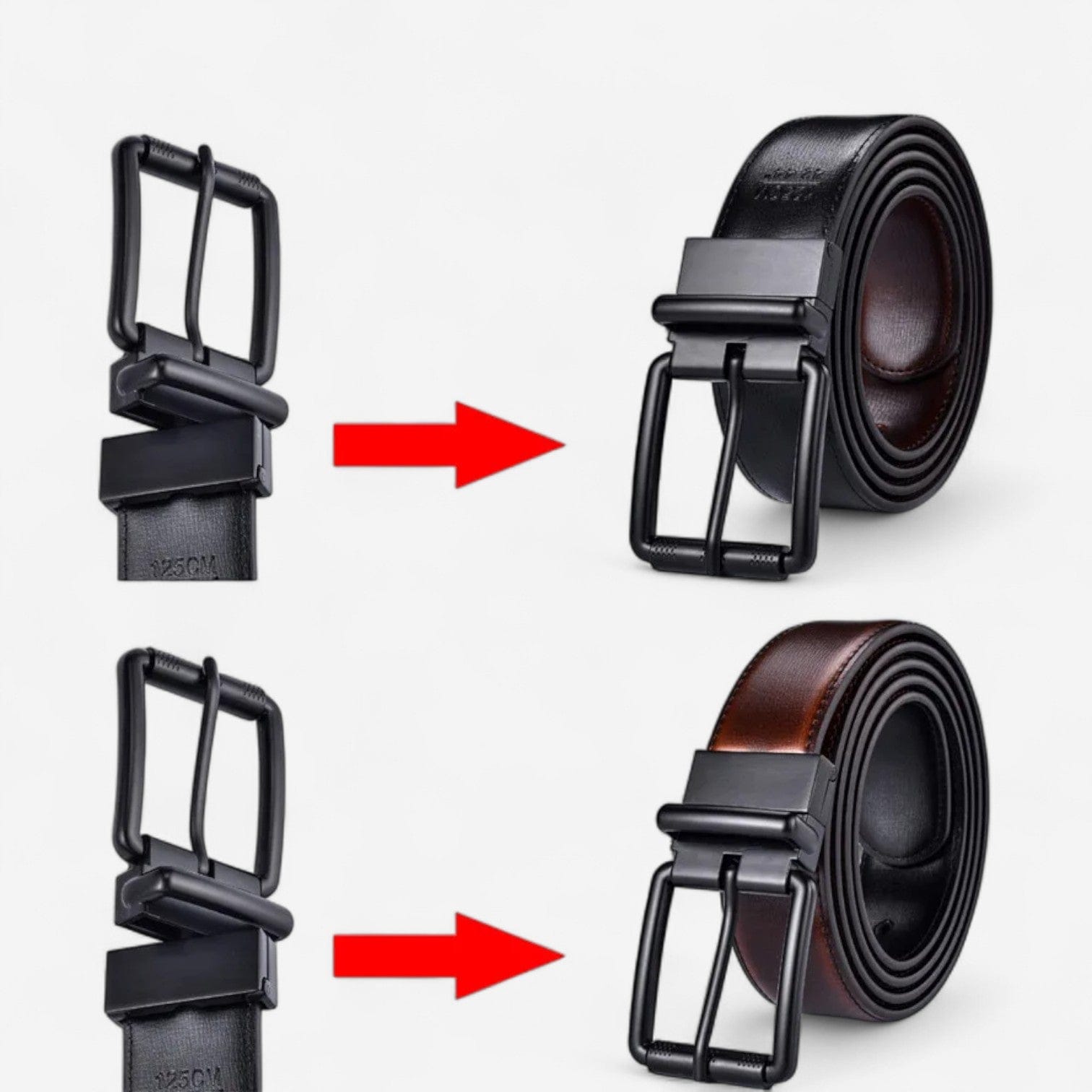 Ceinture pour homme en cuir
