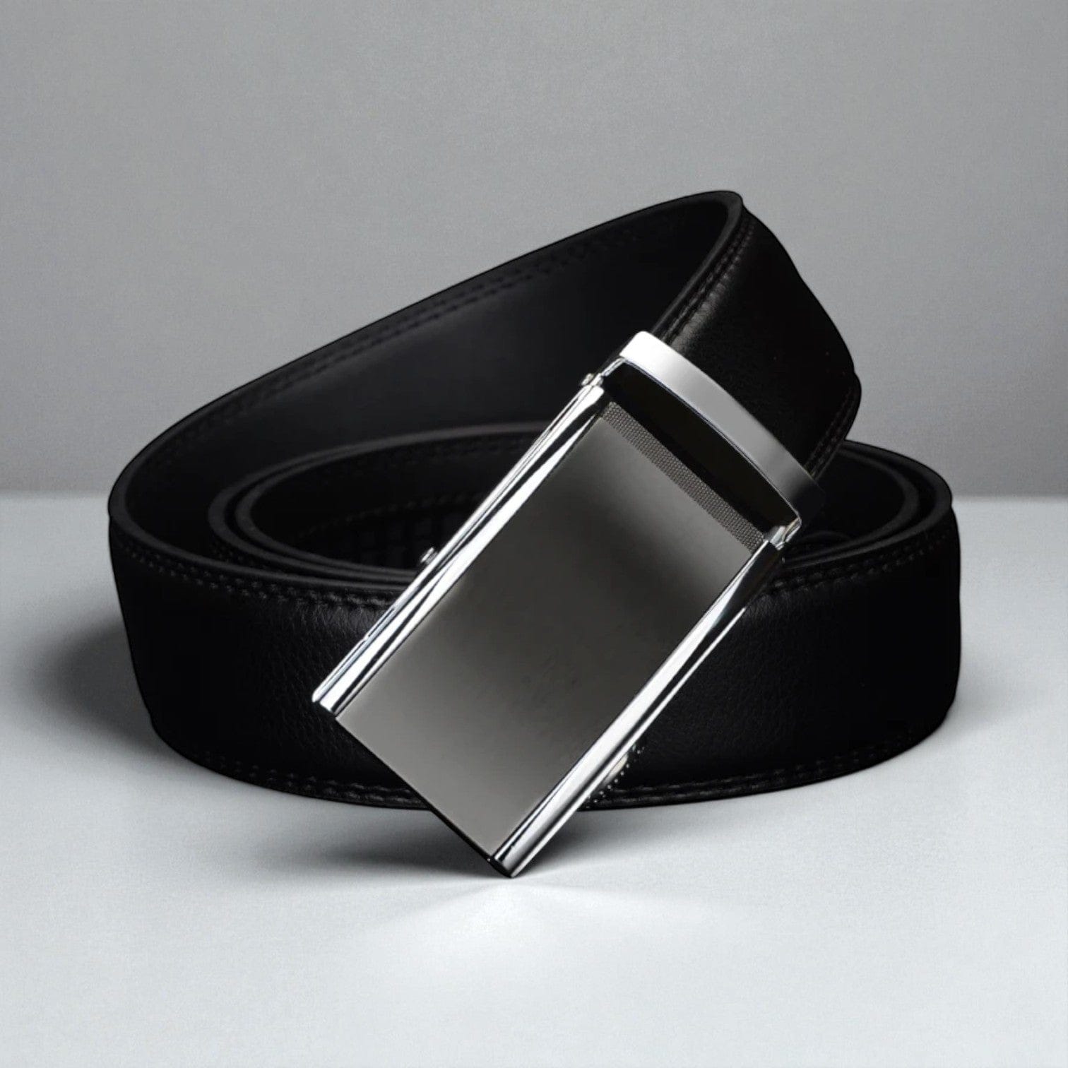 Ceinture automatique en cuir pleine fleur homme avec grain naturel