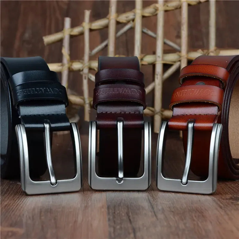 Ceinture pour homme en cuir