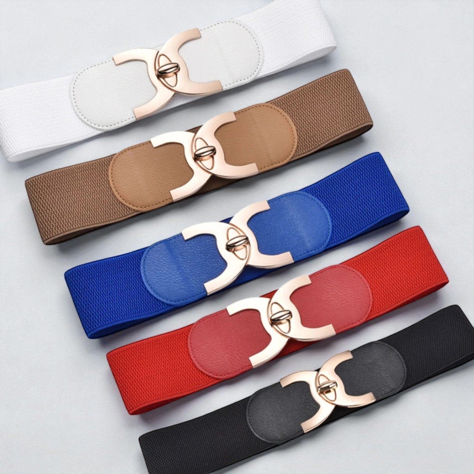 Ceinture élastique femme large avec maintien confortable