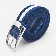 Ceinture élastique homme à rayure et tressage extensible