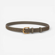 Ceinture pour femme boucle ardillon cuir suédé