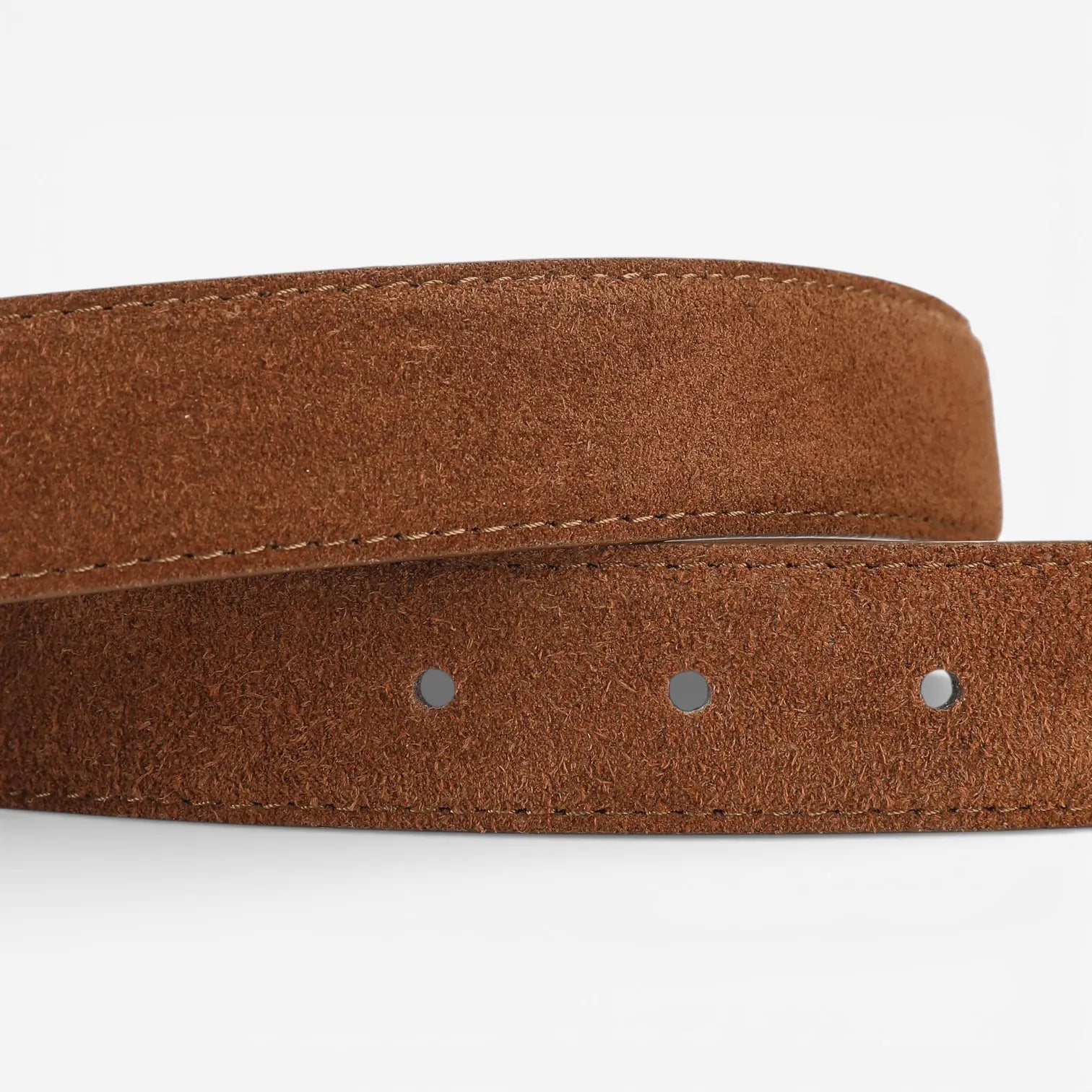Ceinture en cuir suédé pour femme avec texture veloutée
