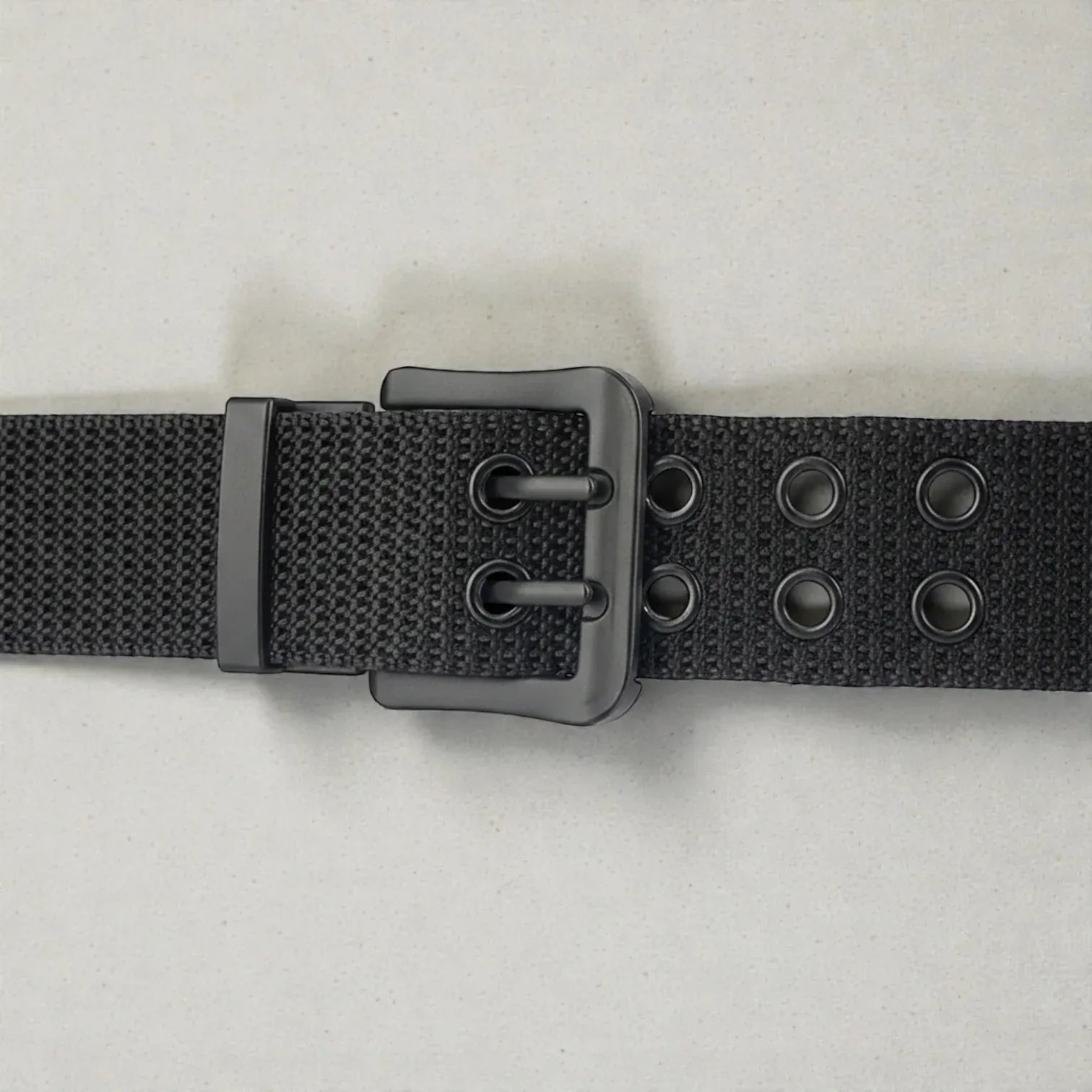 Ceinture pour homme toile robuste avec double ardillon