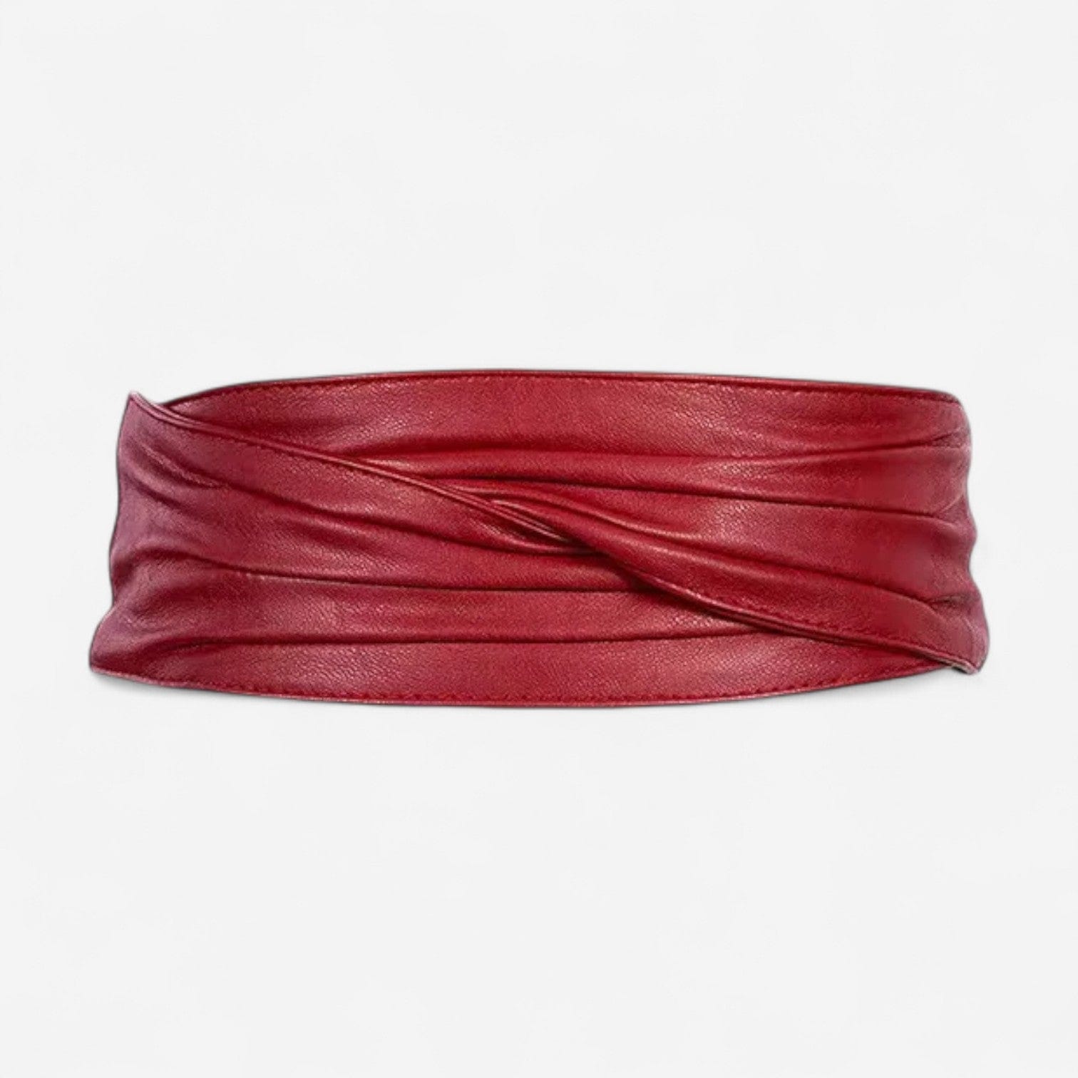 Ceinture large femme en simili cuir vegan chic