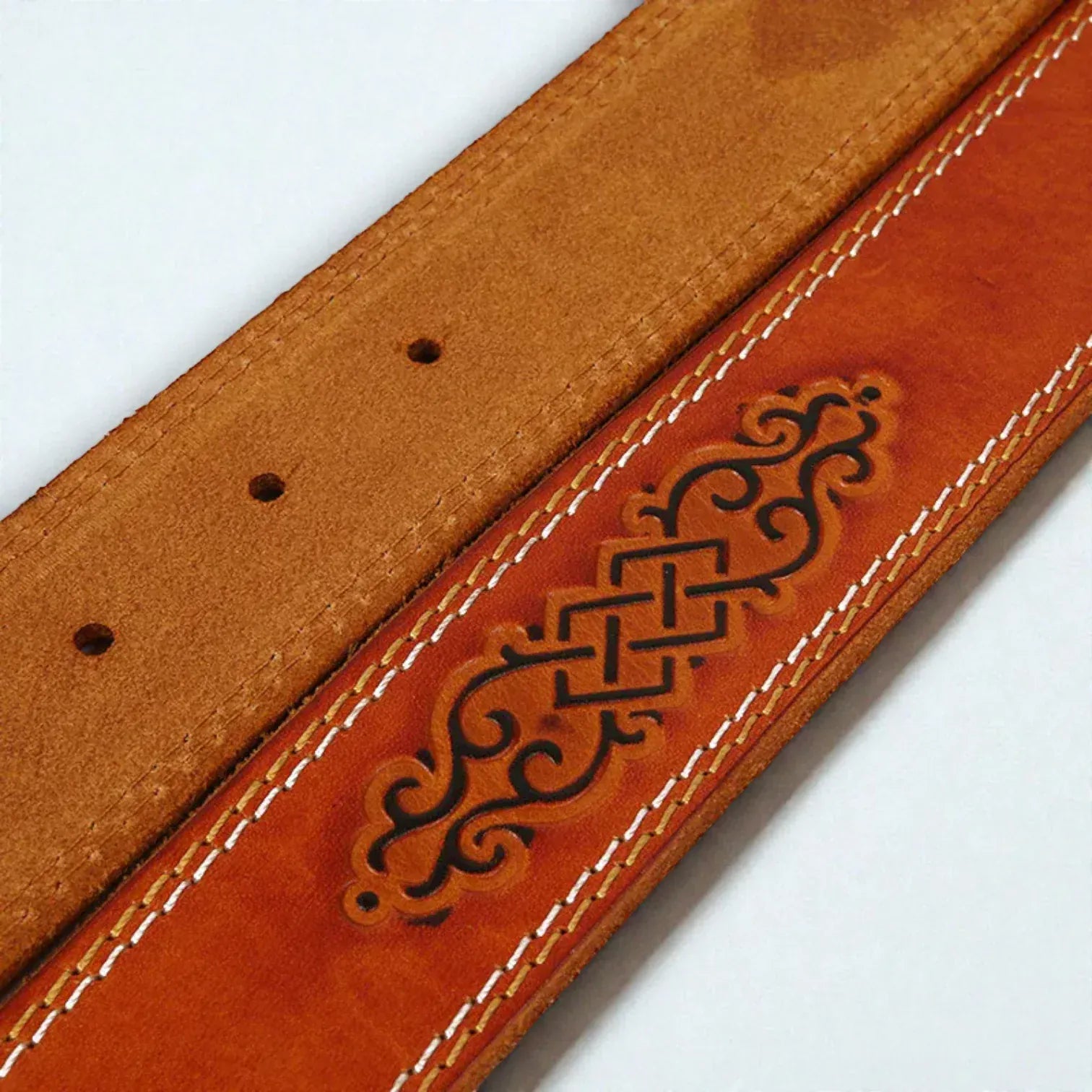 Ceinture luxe homme avec boucle rectangulaire rétro