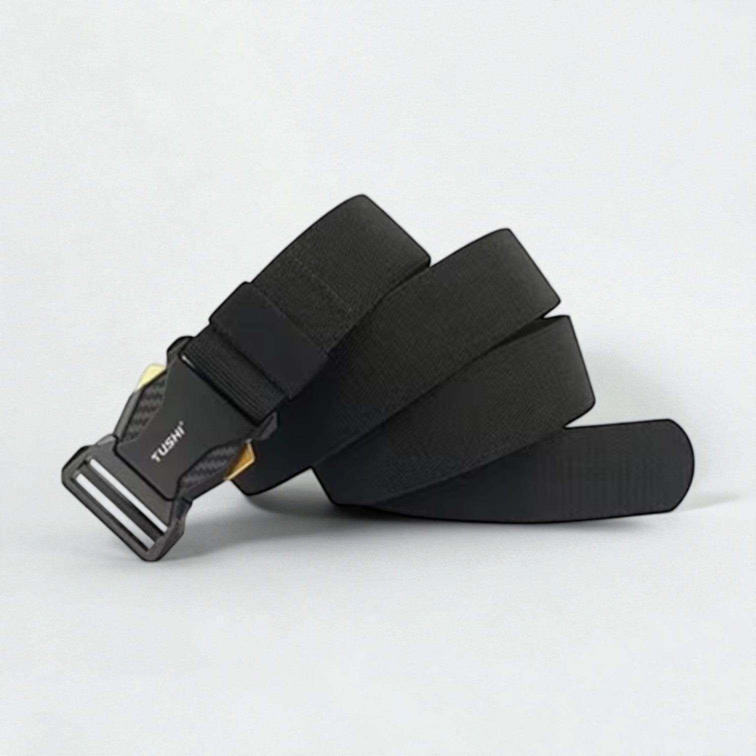 Ceinture tactique homme en matière résistante et boucle à dégagement