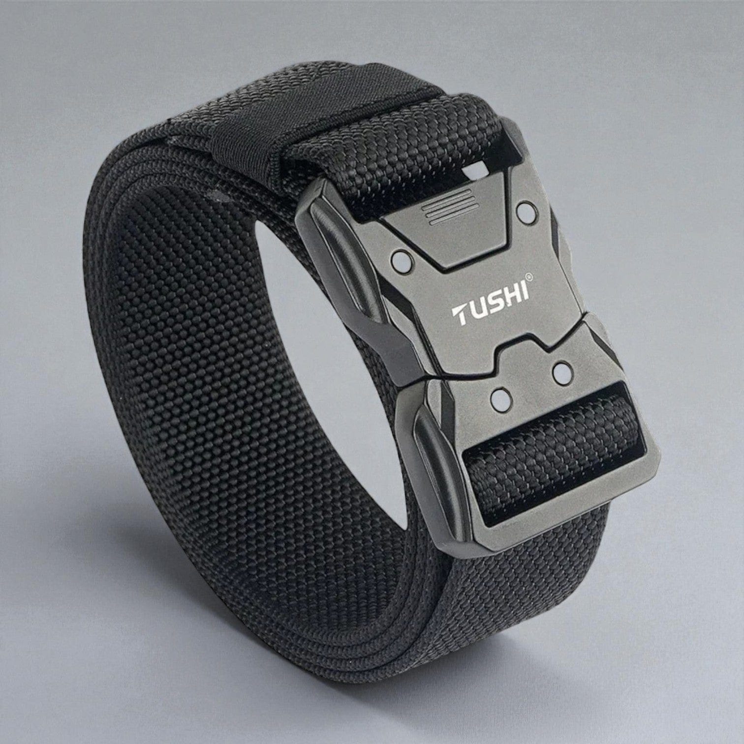 Ceinture tactique homme avec design technique et sangle tissée