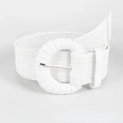 Ceinture tressée femme en fibre naturelle respirants