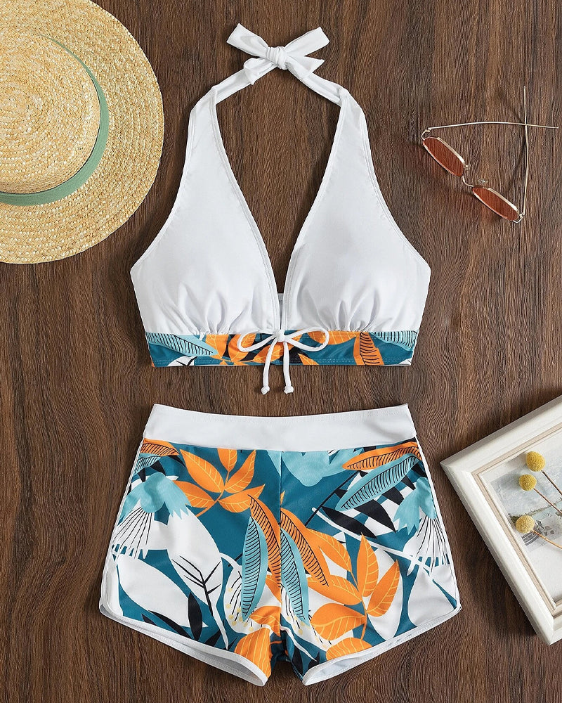 Bikini imprimé - Blanc