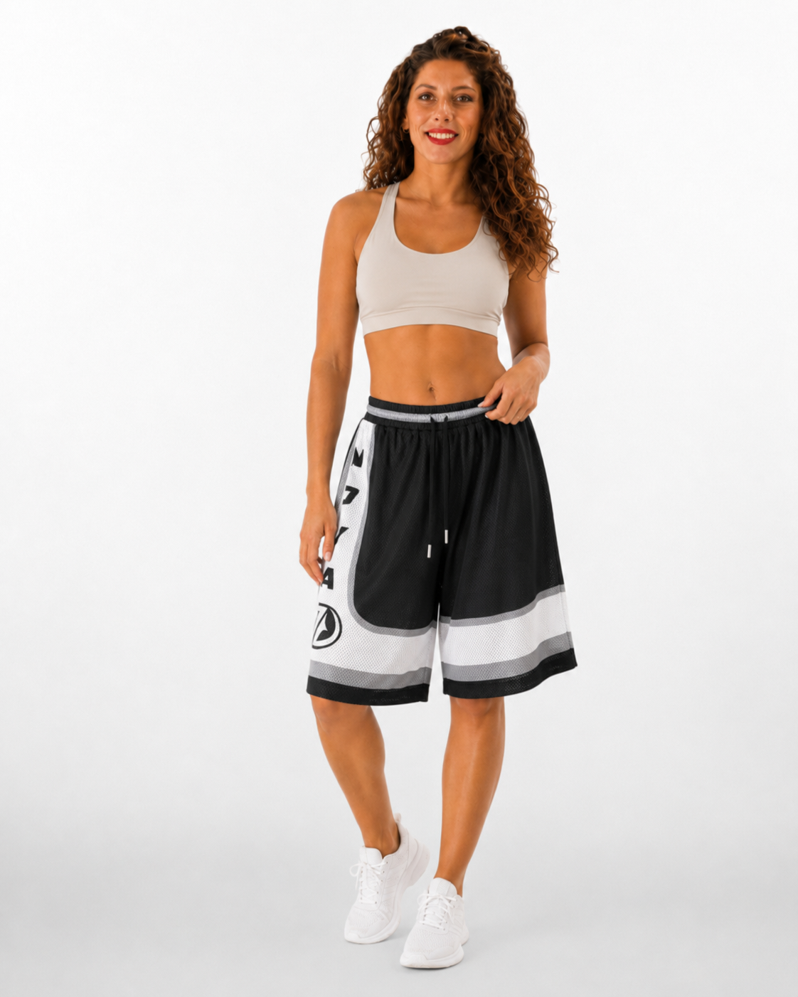 Short de sport ample en maille