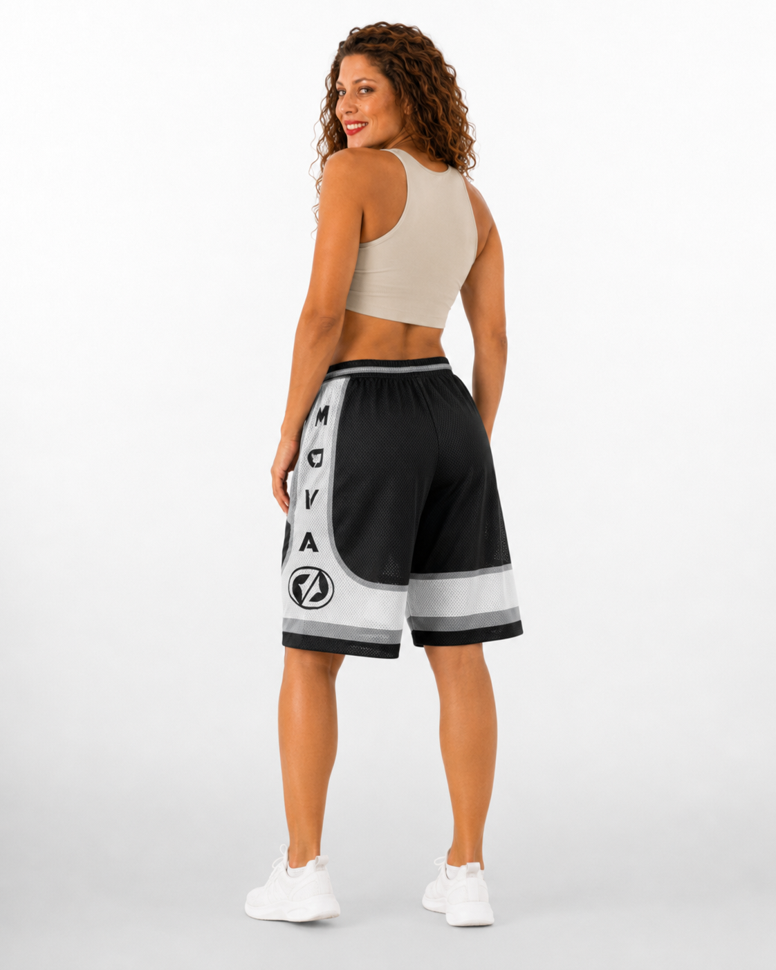 Short de sport ample en maille