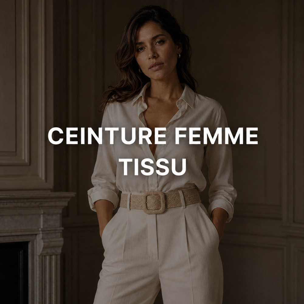 Ceinture tissu femme