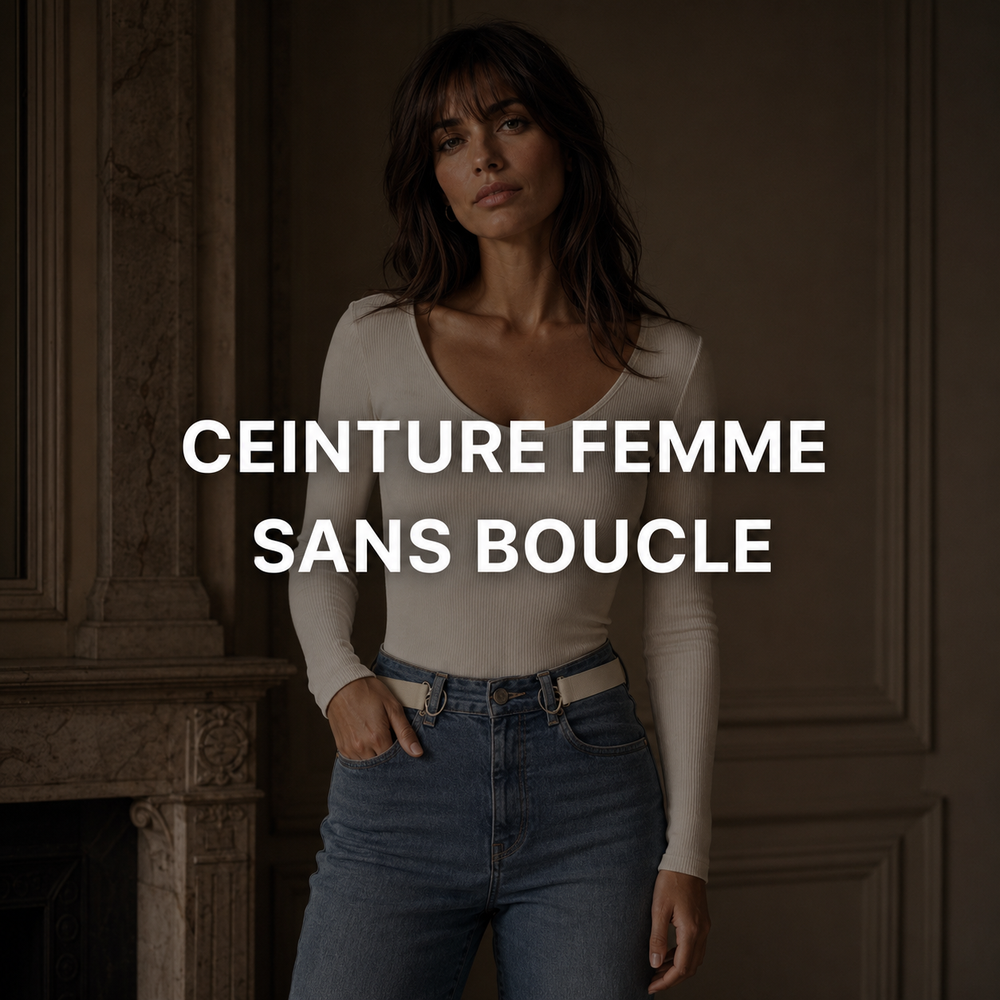 Ceinture sans boucle femme