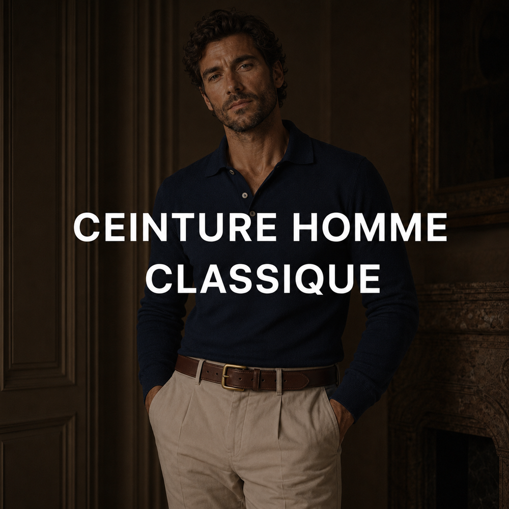 Ceinture classique homme