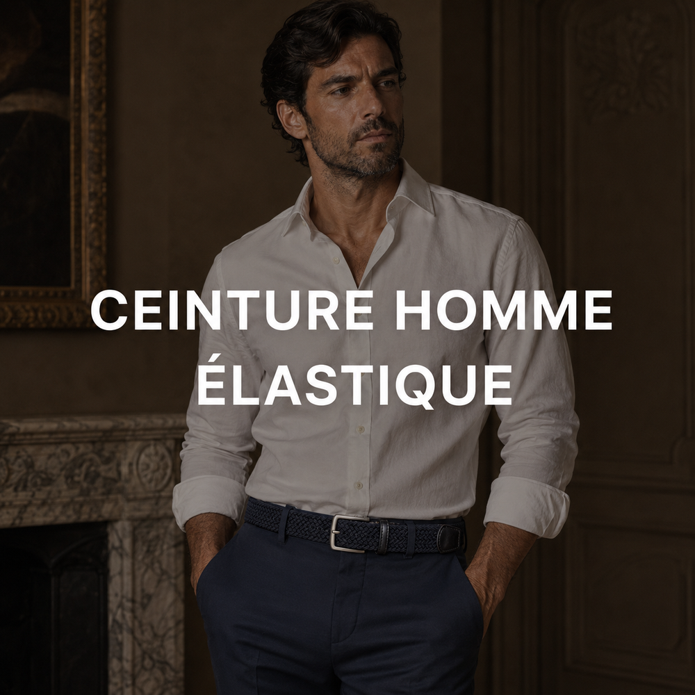 Ceinture élastique homme
