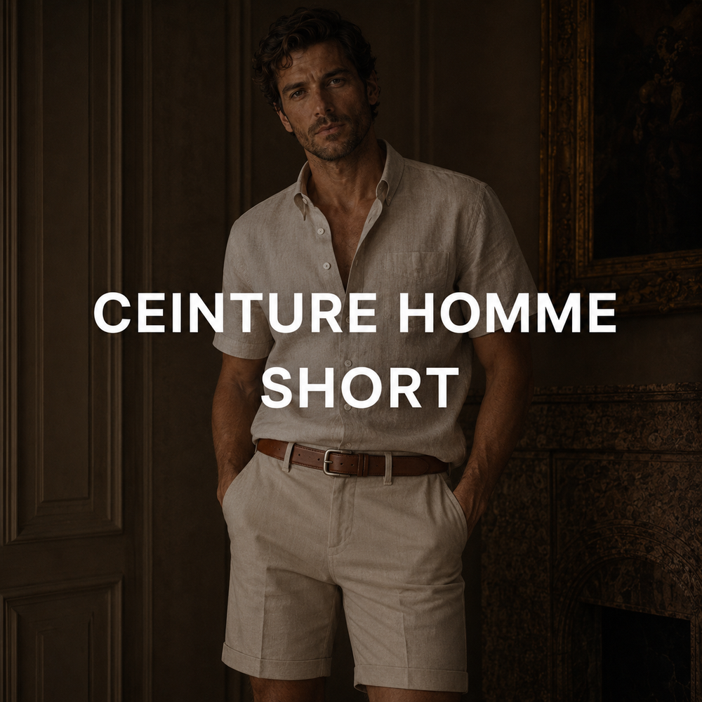 Ceinture pour short homme