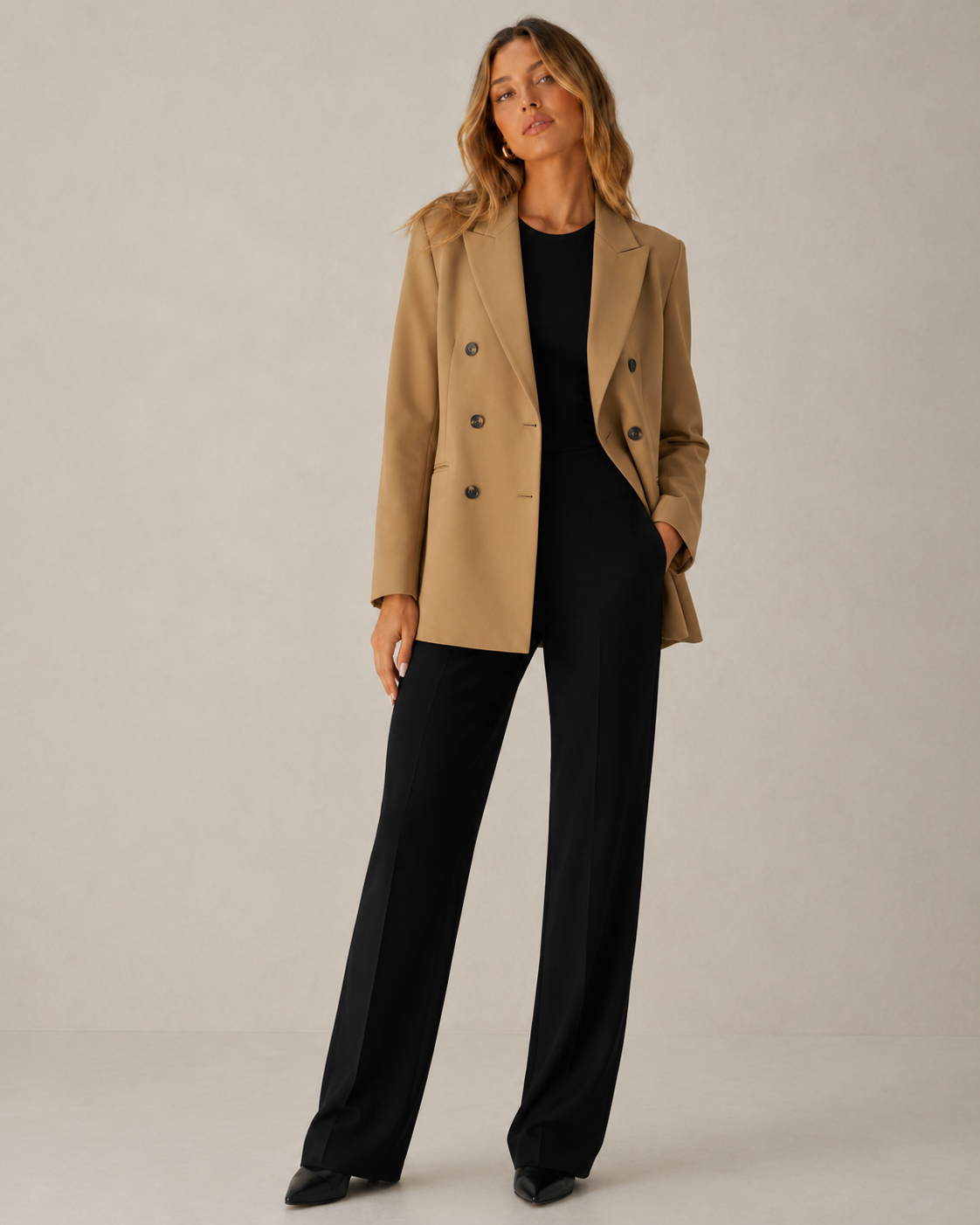 Blazer femme vintage ample
