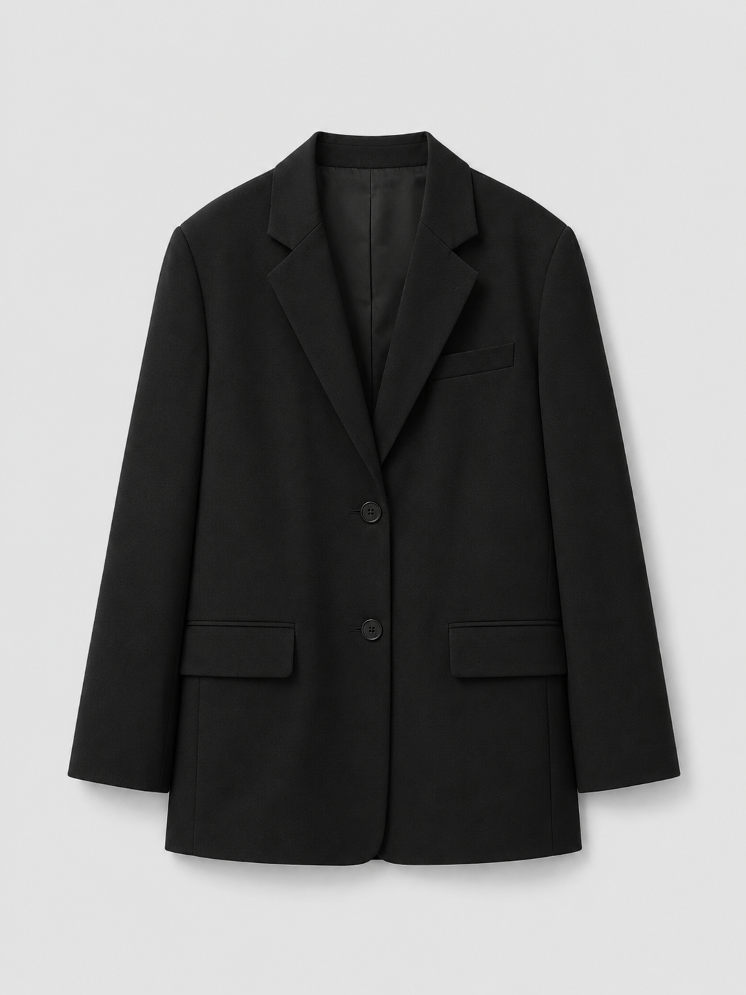 Blazer élégant à épaules larges