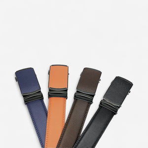 Ceinture automatique pour homme aspect grainé et ajustement millimétrique
