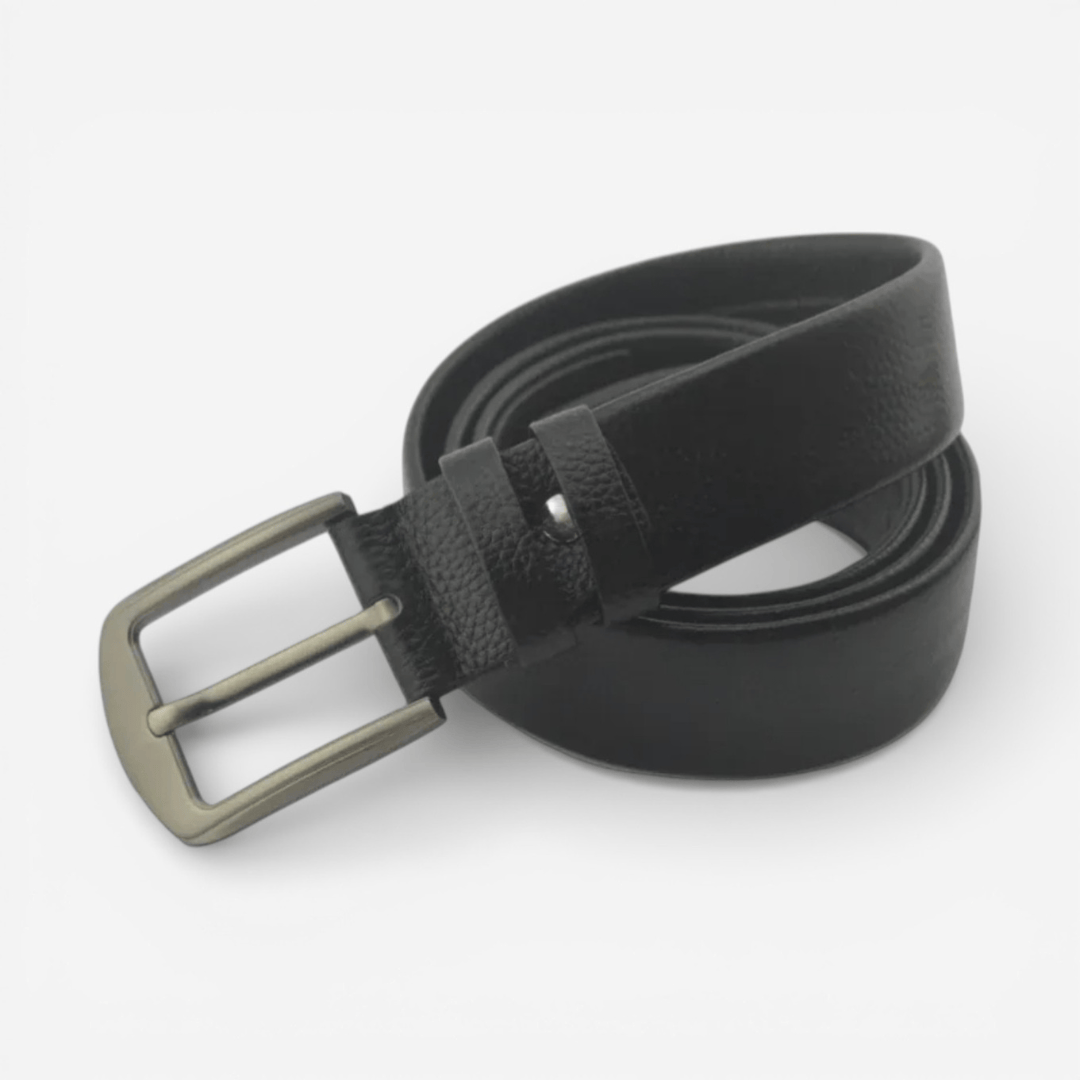 Ceinture cache billets en cuir avec fermeture éclair discrète