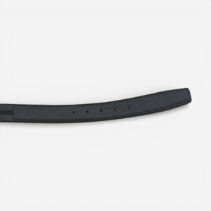 Ceinture cache billets en cuir avec fermeture éclair discrète