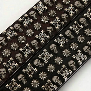 Ceinture cloutée femme en cuir style gothique