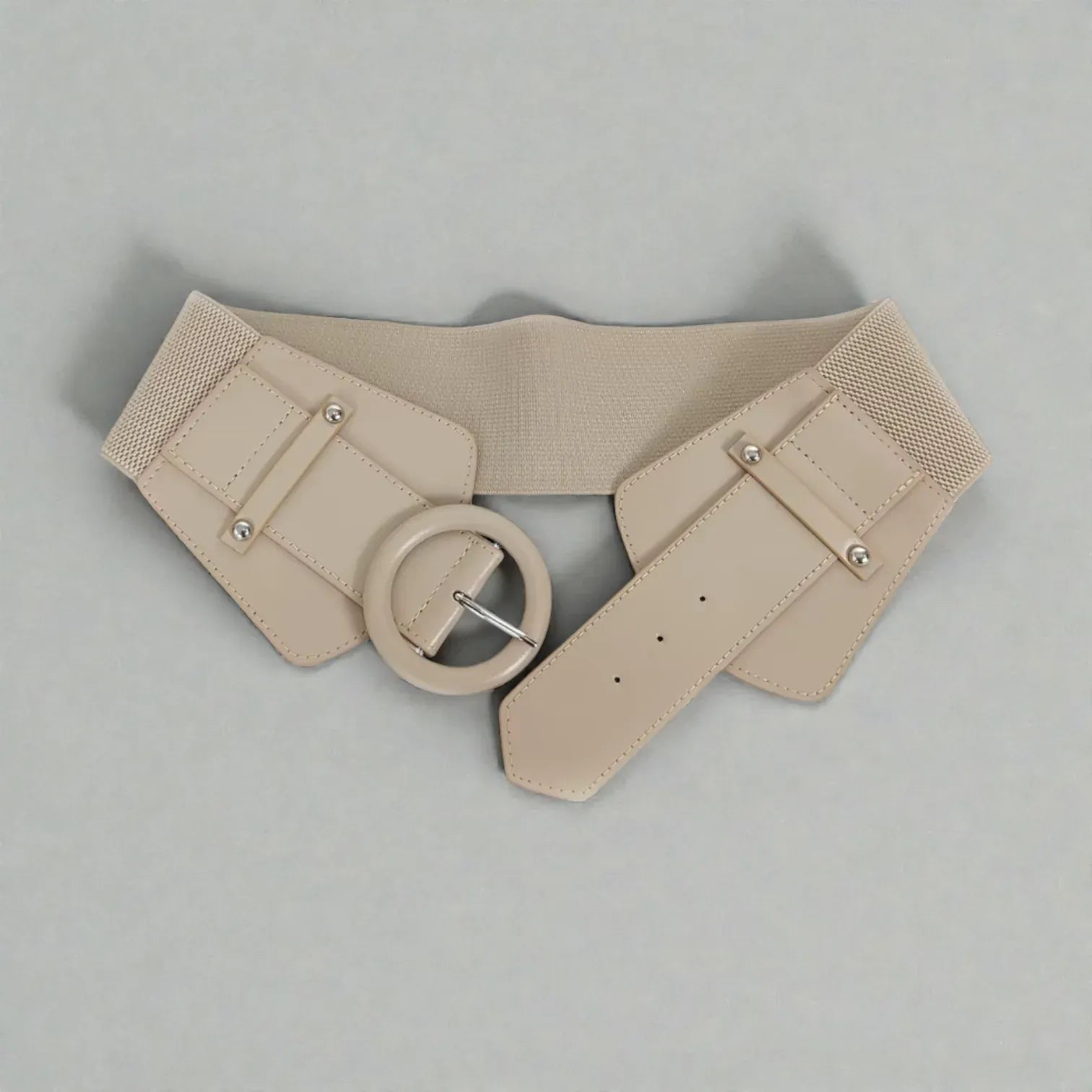 Ceinture corset femme simili cuir taille marquée