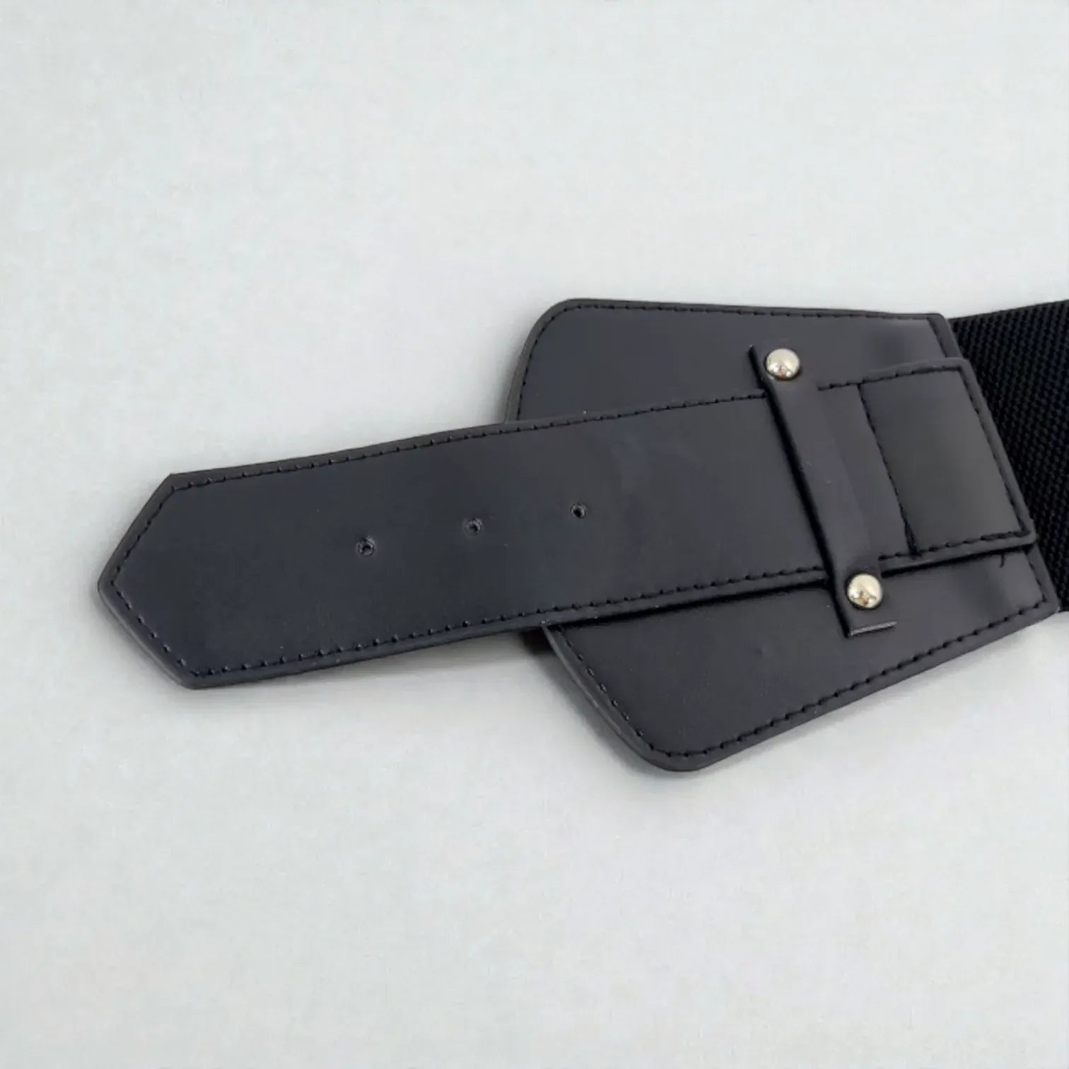 Ceinture corset femme simili cuir taille marquée