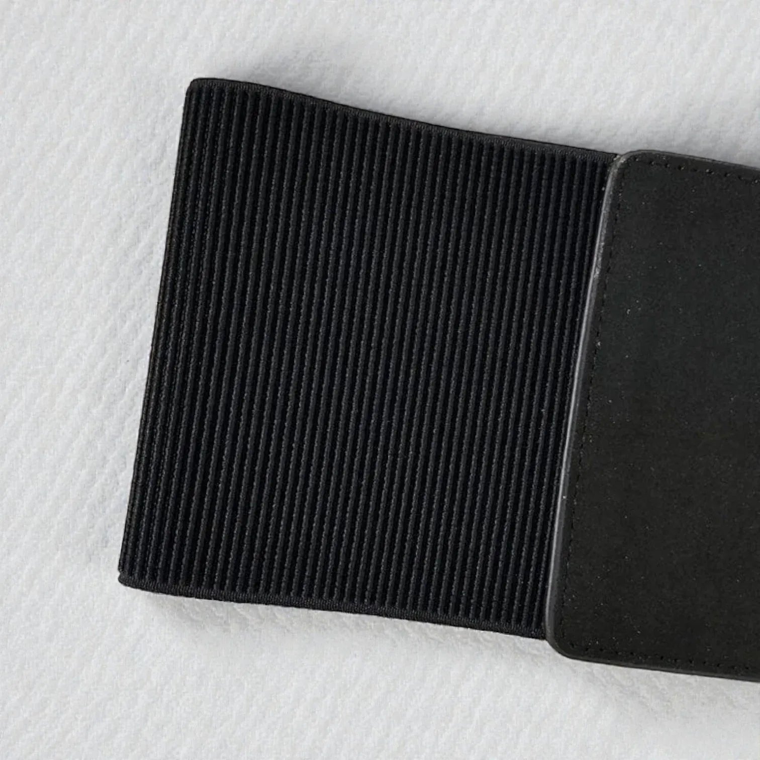 Ceinture pour femme large avec fermeture zippée en nylon