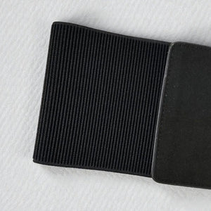 Ceinture pour femme large avec fermeture zippée en nylon