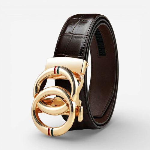 Ceinture cuir automatique homme avec système à cliquet