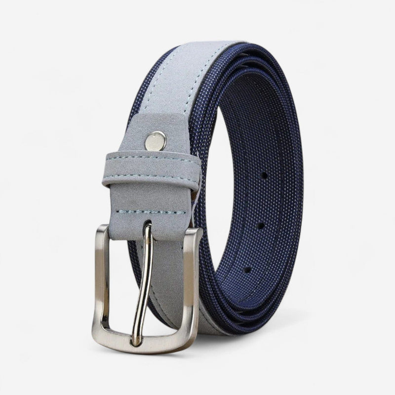 Ceinture cuir suédé pour homme avec design minimaliste