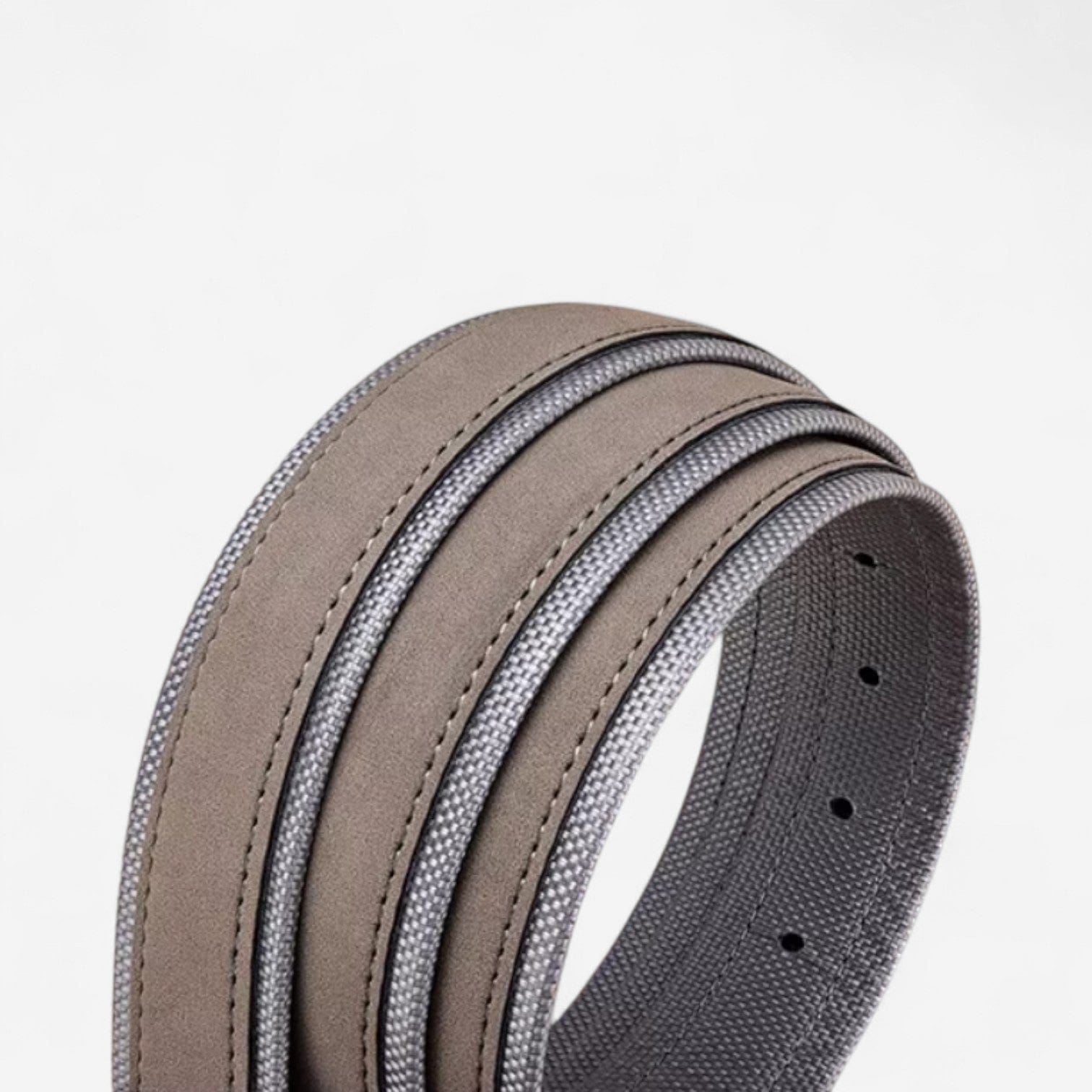 Ceinture cuir suédé pour homme avec design minimaliste