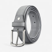 Ceinture cuir suédé pour homme avec design minimaliste