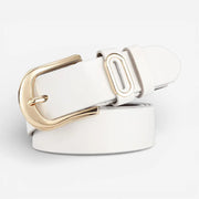 Ceinture pour femme en cuir au style sobre et contemporain