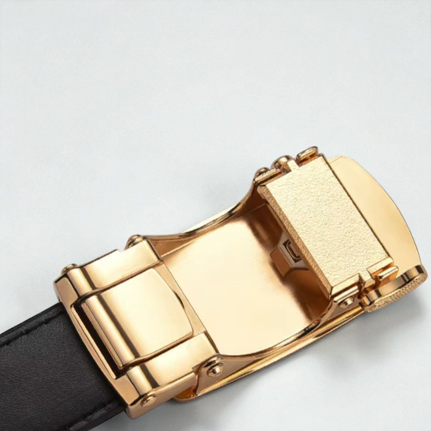 Ceinture pour femme en cuir automatique avec boucle gravée