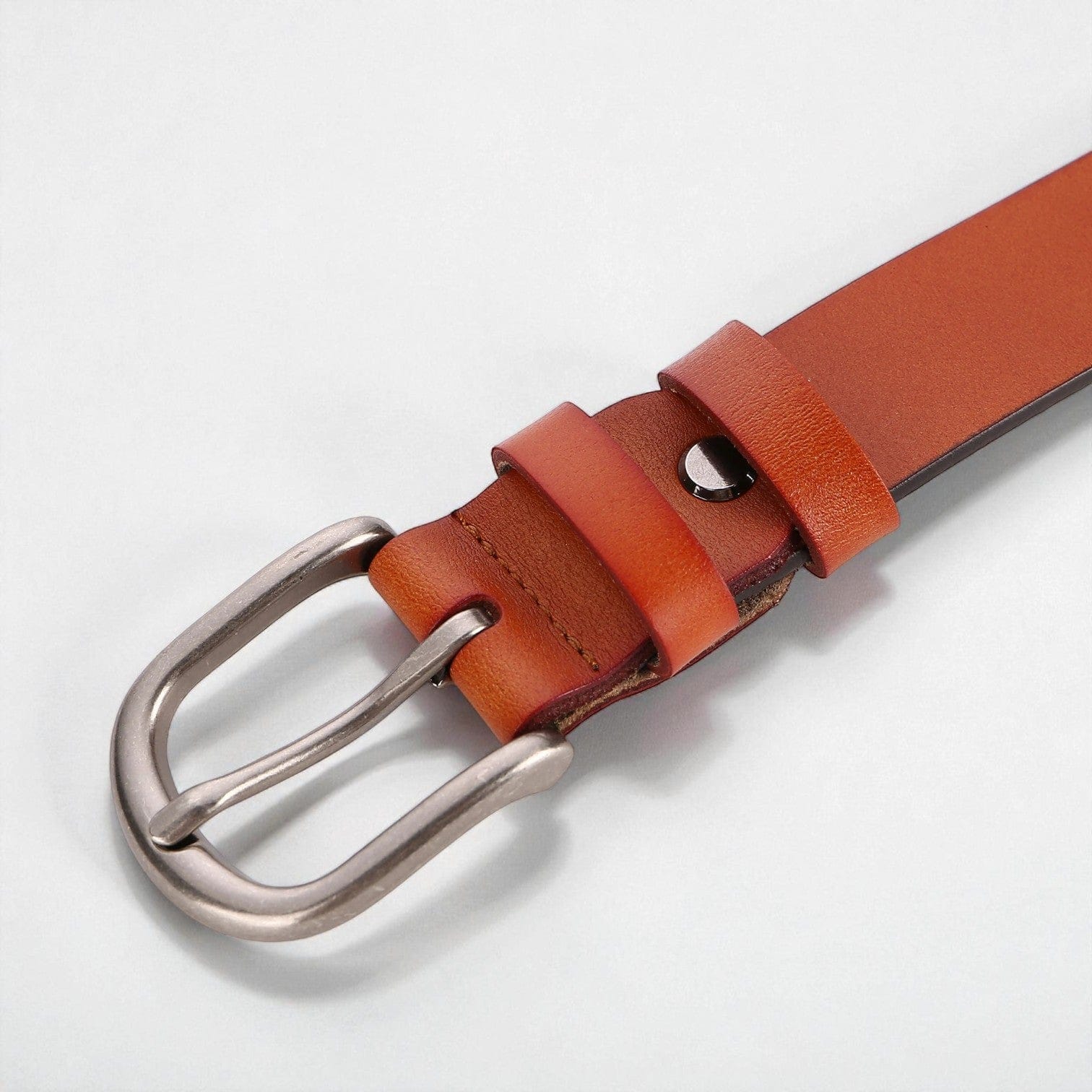 Ceinture pour femme en cuir style classique pour jean ou jupe